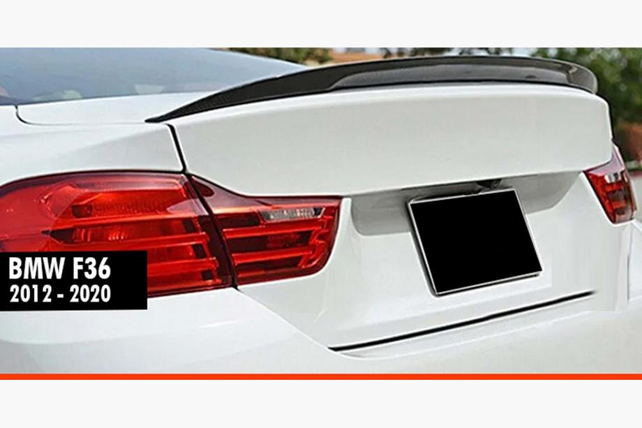 BMW 4-serie F32/F33/F36 2012–2020 MP-Style spoiler (til F36, blank sort) Image