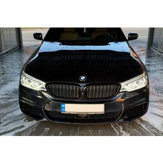 Frontlæbe til kofanger DPT Lip V2 (til M-Performance 2017-2020, blank sort) BMW 5-serie G30/G31 2017–2023 foto 2