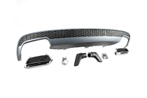 Audi A6 C7 2011–2017 Bagdiffuser med udstødningsenderør DPT S-Line-style (2011-2014) foto 4