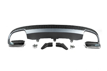 Audi A6 C7 2011–2017 Bagdiffuser med udstødningsenderør DPT S-Line-style (2011-2014) foto 5