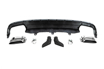 Audi A6 C7 2011–2017 Bagdiffuser med udstødningsenderør DPT S-Line-style (2011-2014) foto 6