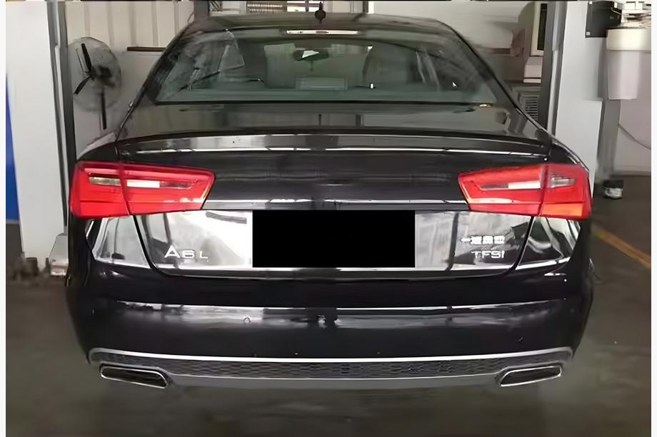 Audi A6 C7 2011–2017 Bagdiffuser med udstødningsenderør DPT S-Line-style (2011-2014) Image