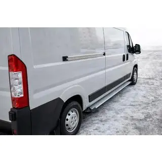 Sidetrin Allmond Grey (2 stk., aluminium) foto 1