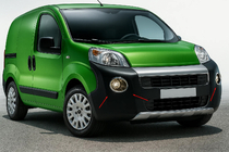 Citroen Nemo 2007–2017 Kromafdækninger til tågelygter, øvre model (2 stk., rustfrit stål) foto 1