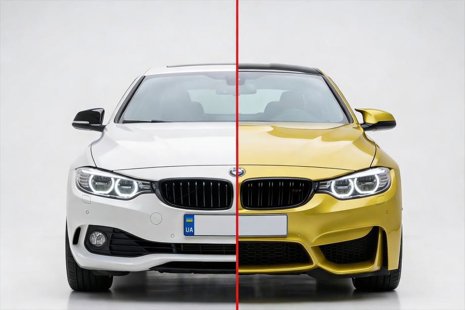 BMW 4-serie F32/F33/F36 2012–2020 Komplet kofangersæt F82 M4 (til F32) Foto 1