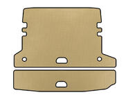 BMW 3-serie F30/F31 2012–2019 EVA V-2 bagagerumsmåtte (til F-31, Beige) foto 1