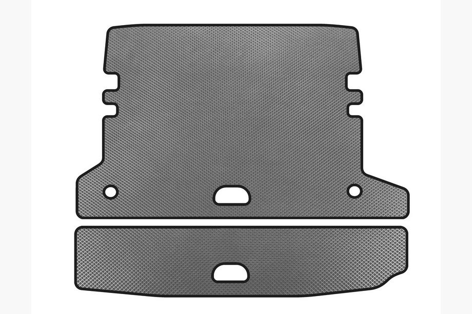 BMW 3-serie F30/F31 2012–2019 EVA V-2 bagagerumsmåtte (til F-31, grå) Image