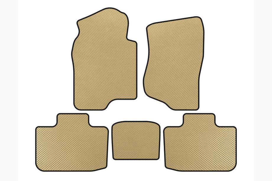 Cadillac Escalade 2007–2014 EVA-bilmåtter (2 rækker, beige) Image