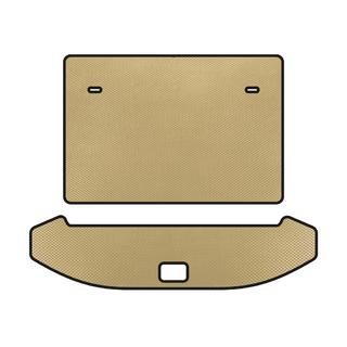EVA bagagerumsmåtte (3 rækker, beige) Jetour X70 2018–