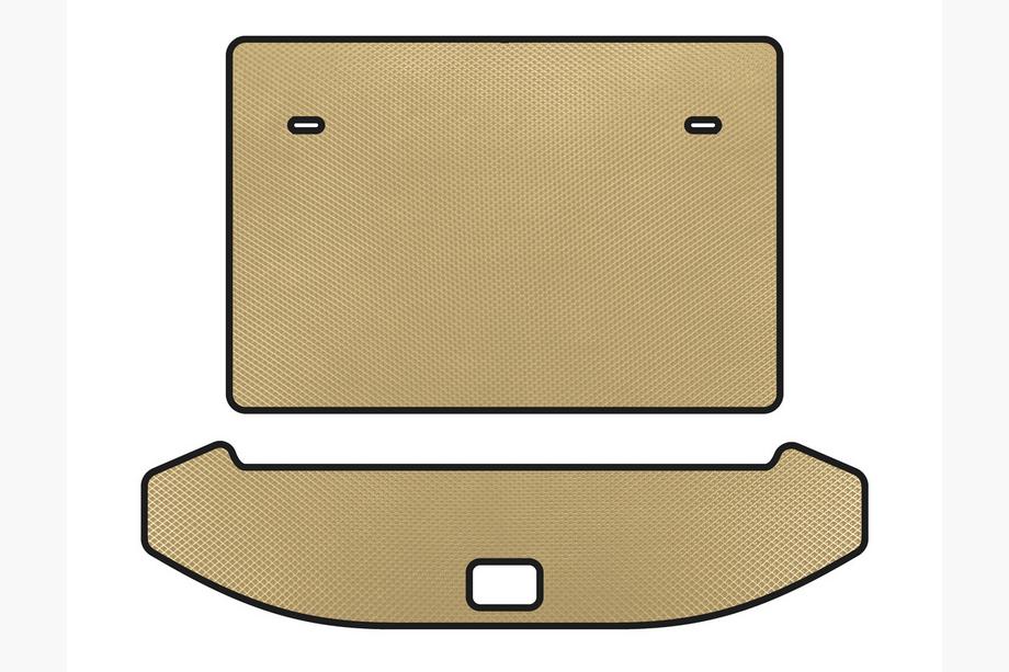 Jetour X70 2018– EVA bagagerumsmåtte (3 rækker, beige) Image
