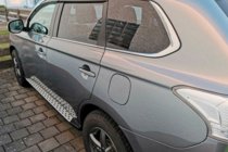 Mitsubishi Outlander 2012–2021 OEM V1 sidetrin (2 stk., aluminium) foto 5