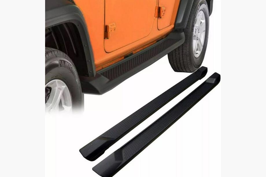 Jeep Wrangler 2018– OEM V2 sidetrin (til 3-dørs, 2 stk.) Foto 1