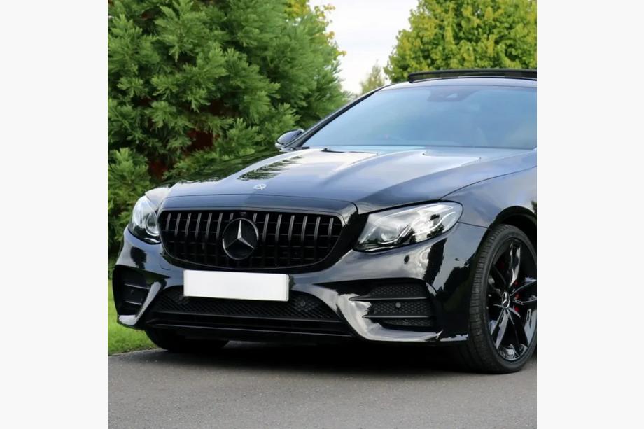 Mercedes E-klasse W213 2016–2023 GT Panamericana Black frontgrill (til Avantgarde/AMG-Line/E43 AMG/E53 AMG 2016-2020) Image