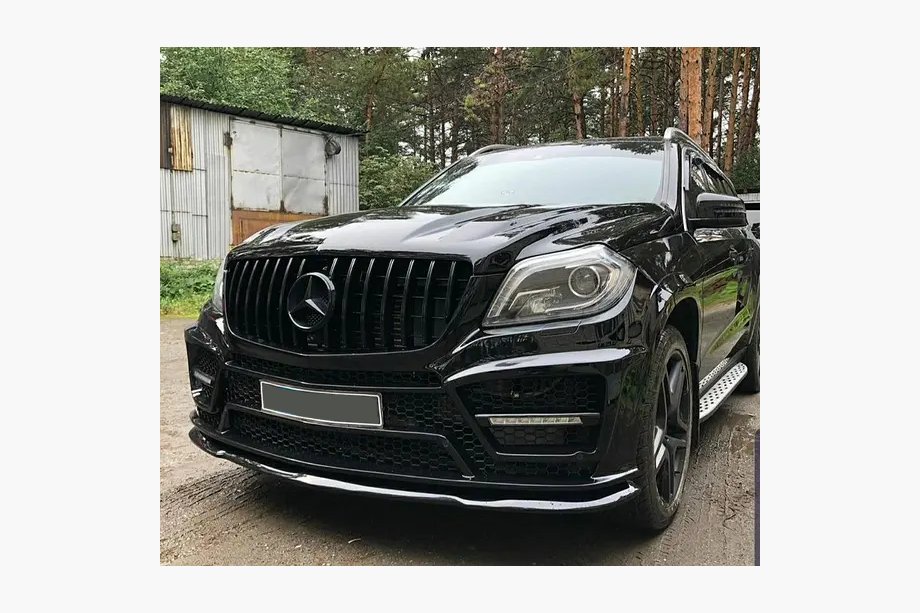 Mercedes GL/GLS class X166 2012–2019 Frontgrill GT Panamericana Black (til GL High) Foto 3