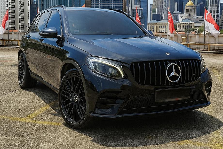 Mercedes GLC X253 2015–2022 Frontgrill GT Panamericana Black (2015-2019) Image