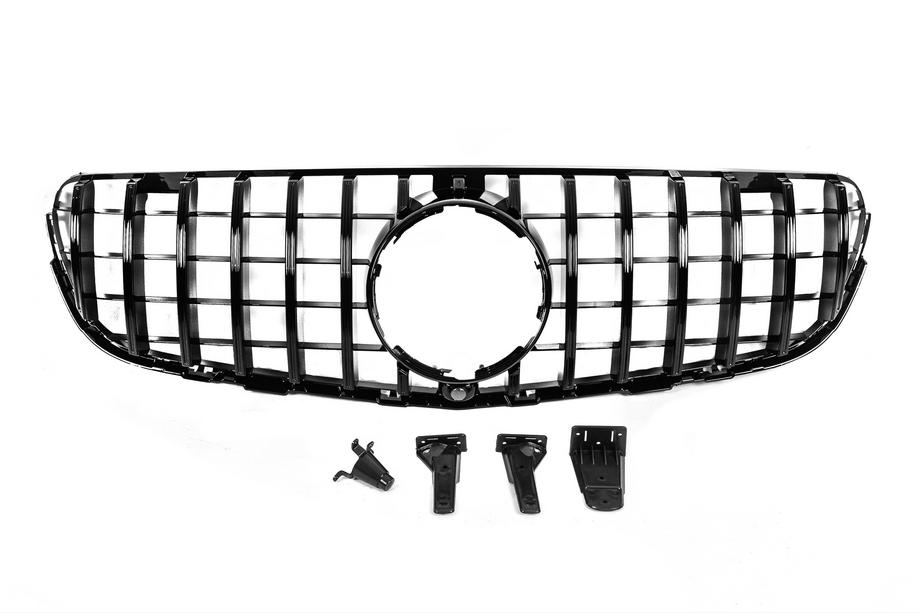 Mercedes GLC Coupé C253 2016–2023 Frontgrill GT Panamericana Black (til 2015-2019) Foto 2