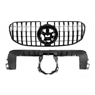 Frontgrill 2019-2023 (GT Panamericana Black) Mercedes GLS X167 2019– foto 4