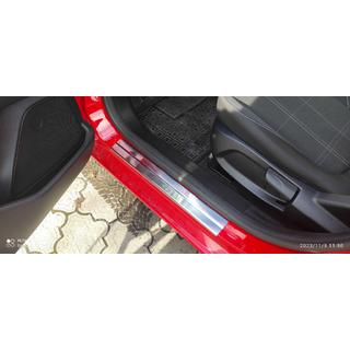 Dørtrinslister (Carmos V1, 4 stk., rustfrit stål) Ford Fiesta 2008–2017 foto 4