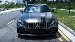 Mercedes C-klasse W205 2014–2021 Forreste kofanger komplet (C63 GT-design) foto 2