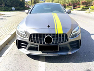 Mercedes C-klasse W205 2014–2021 Bodykit-sæt med diffuser til Coupe (Black Mamba C63GT-design) foto 3