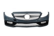 Mercedes C-klasse W205 2014–2021 Bodykit med diffuser til Coupe (AMG C63-designs 2014-2018) foto 3