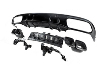 Mercedes C-klasse W205 2014–2021 Bodykit med diffuser til Coupe (AMG C63-designs 2014-2018) foto 7