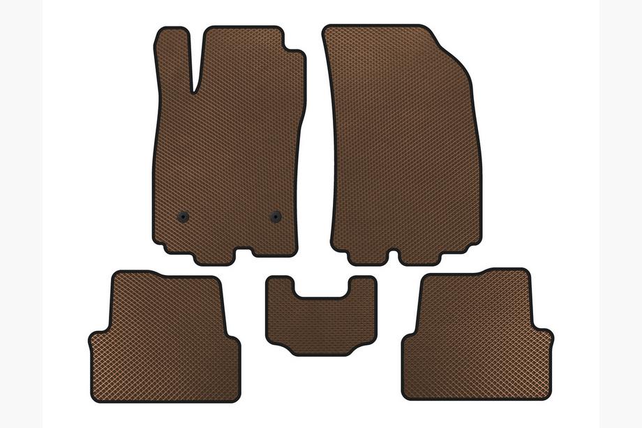 Chevrolet Sonic 2011–2022 EVA-bilmåtter (HB, brun) Image
