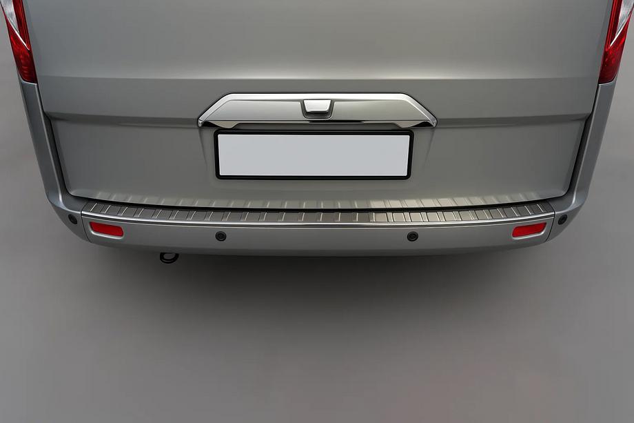 Ford Custom 2013–2022 Kromliste over nummerpladen (til kamera, rustfrit stål) Image