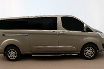 Ford Custom 2013–2022 Nedre vindueslister (8 stk., rustfrit stål) Lang akselafstand foto 1