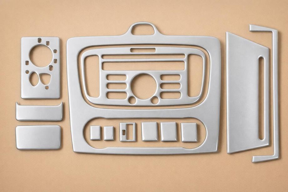 Ford Focus II 2008–2011 Panelafdækninger til Clima (mini-sæt, aluminium) Image
