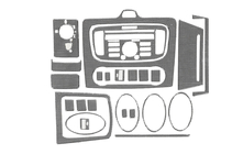 Ford Focus II 2008–2011 Instrumentpanel-indsatser Clima (Maxi-set, Carbon) foto 2