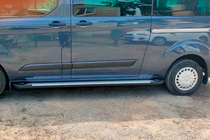 Ford Custom 2013–2022 Sidetrin Allmond Grey (2 stk., aluminium) foto 4
