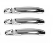 Volkswagen T5 Transporter 2003–2010 Krom dørgrebsdæksler med nøglehul (3 stk., rustfrit stål) foto 1