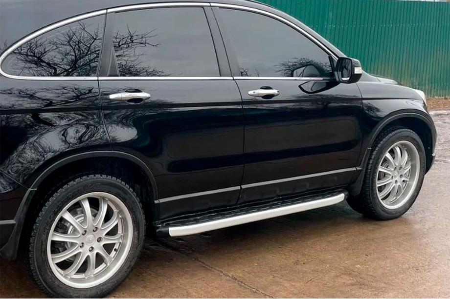 Honda CRV 2007–2011 Sidetrin Fullmond (2 stk., alu.) Image