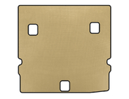 Chevrolet Orlando 2010–2018 Bagagerumsmåtte V-2 (Beige) foto 1