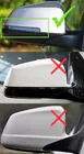 BMW 5-serie F10/F11 2010–2016 Spejlkåber M-Look 2013-2016 (med clips, 2 stk) foto 2