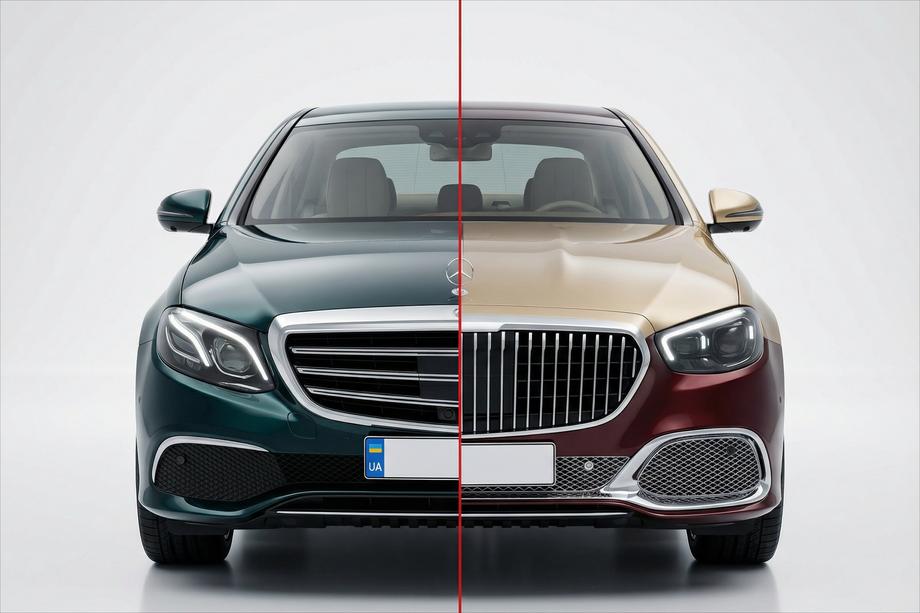 Mercedes E-klasse W213 2016–2023 Restyling-kit til Maybach 2024 Foto 1