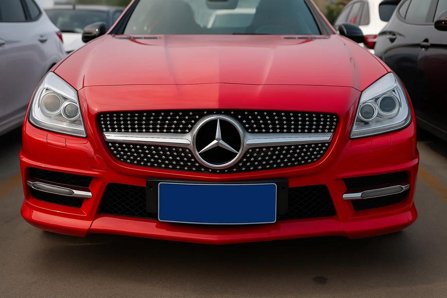 Mercedes SLK R172 2011–2016 Frontgrill Diamond Black Image