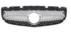 Mercedes SLC R172 2016–2020 Frontgrill Diamond Silver foto 2