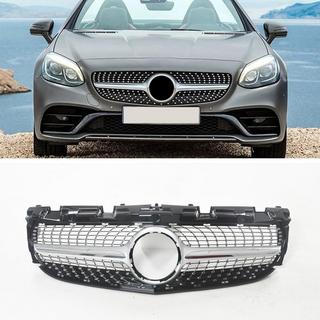 Frontgrill Diamond Silver Mercedes SLC R172 2016–2020 foto 3