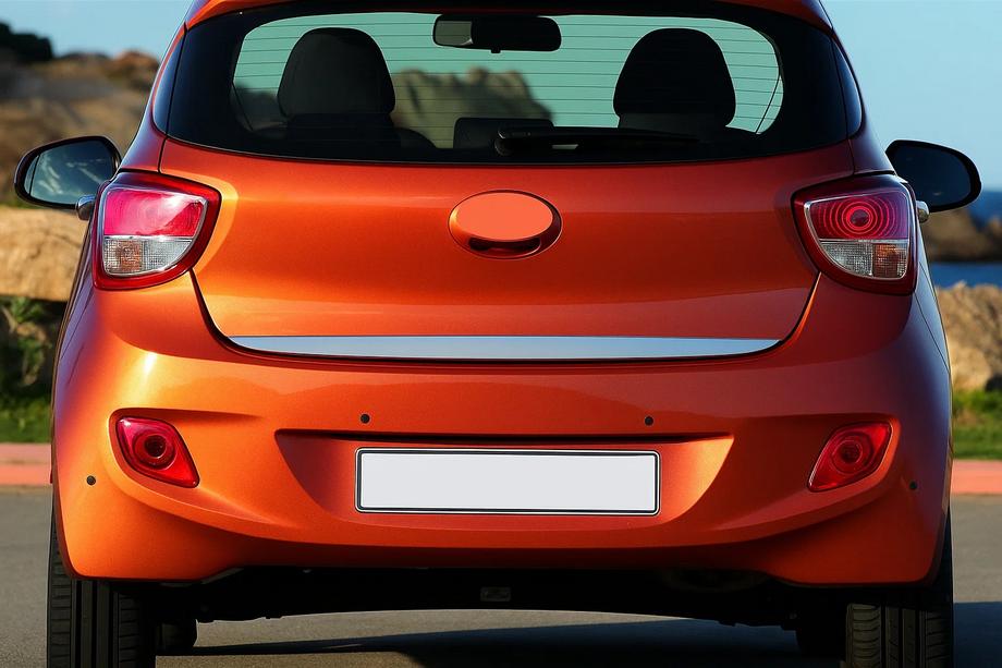 Hyundai I-10 2014–2017 Bagagerumskantliste (rustfrit stål) Image