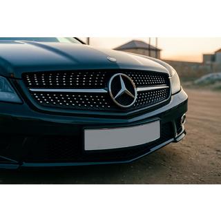 Frontgrill Diamond Black (2008-2011) Mercedes SL R230 2001–2011 foto 1