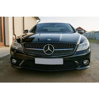Frontgrill Diamond Black (2008-2011) Mercedes SL R230 2001–2011 foto 3