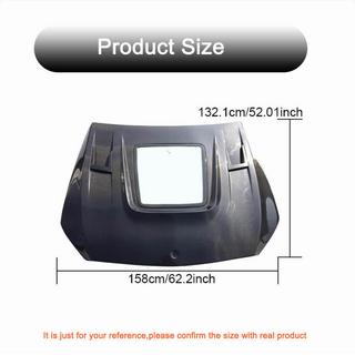 Motorhjelm V1 (Carbon) Mercedes C-klasse W205 2014–2021 foto 4