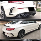 Mercedes C-klasse W205 2014–2021 Bagdiffusor V2 (til C63 AMG Coupé/Cabriolet 2015-2019, carbon) foto 3