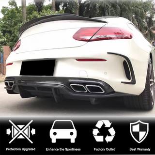 Bagdiffusor V2 (til C63 AMG Coupé/Cabriolet 2015-2019, carbon) foto 2