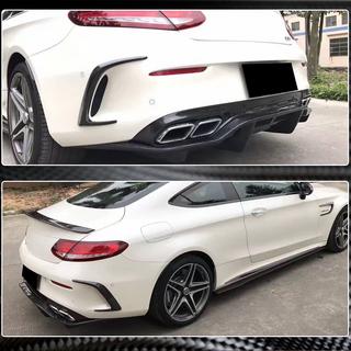 Bagdiffusor V2 (til C63 AMG Coupé/Cabriolet 2015-2019, carbon) foto 3