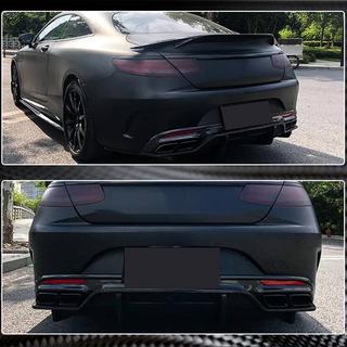 Bagdiffusor V2 (til C63 AMG Coupé/Cabriolet 2015-2019, carbon) foto 4