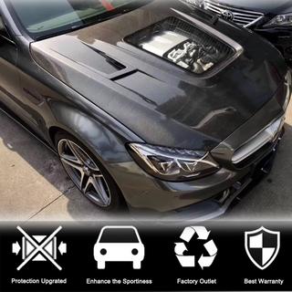 Motorhjelm V2 (kulfiber) Mercedes C-klasse W205 2014–2021 foto 2