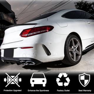 Bagkofanger diffuser-indsats V1 (til Coupé/Cabriolet Base/AMG-Line/C43 AMG 2015-2019, carbon) foto 3
